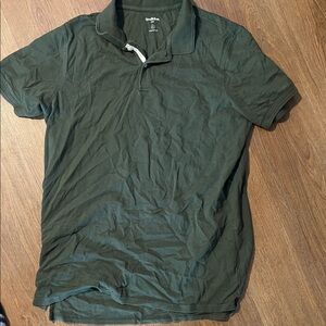 Goodfellow & Co Dark Green Polo Shirt